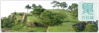 夏の竹田城跡